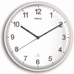 MAUL Funkwanduhr MAULsprint Ø 30.5 cm weiß