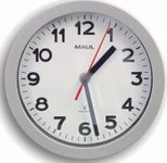 MAUL Funkwanduhr MAULstep Ø 20 cm silber