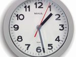 MAUL Wanduhr MAULstep Ø 20 cm silber