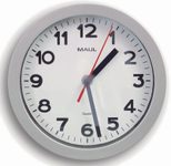 MAUL Wanduhr MAULstep Ø 20 cm silber