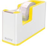 LEITZ WOW Duo Colour Tischabroller perlweiß/gelb