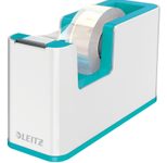 LEITZ WOW Duo Colour Tischabroller perlweiß/eisblau