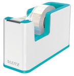 LEITZ WOW Duo Colour Tischabroller perlweiß/eisblau