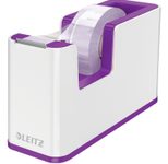 LEITZ WOW Duo Colour Tischabroller perlweiß/violett