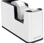 LEITZ WOW Duo Colour Tischabroller perlweiß/schwarz
