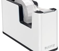 LEITZ WOW Duo Colour Tischabroller perlweiß/schwarz