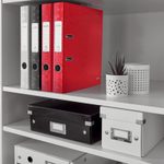 LEITZ Ordner Rückenbreite 5 cm DIN A4 Karton rot