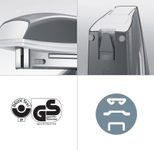 LEITZ Heftgerät NeXXt 5502 WOW rot-metallic