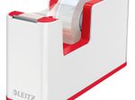 LEITZ WOW Duo Colour Tischabroller perlweiß/rot