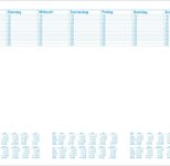 RNK-Verlag Schreibtischunterlage Office - 2024/2025/2026 48,0 x 33,0 cm, weiß