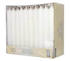 PAPSTAR Kerzen 19.6 cm weiß