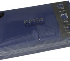 PAPSTAR Servietten 24,0 x 24,0 cm 2-lagig dunkelblau