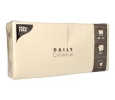 PAPSTAR Servietten 32,0 x 32,0 cm 2-lagig champagner