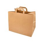 PAPSTAR Papier-Tragetaschen, 32,0 x 27,0 cm, braun