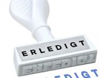 WEDO Textstempel, Erledigt