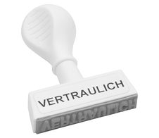 WEDO Stempel "Vertraulich"