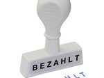 WEDO Textstempel, Bezahlt