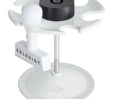 WEDO Stempelträger für 6 Stempel lichtgrau/silber