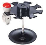 WEDO Stempelträger für 8 Stempel schwarz/silber