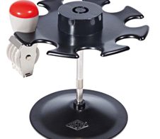 WEDO Stempelträger für 8 Stempel schwarz/silber