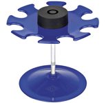 WEDO Stempelträger für 8 Stempel blau/silber