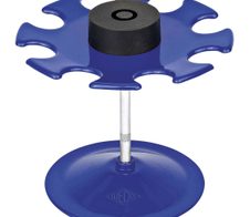 WEDO Stempelträger für 8 Stempel blau/silber