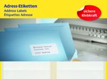 AVERY Zweckform Adressetiketten 95,0 x 47,0 mm, weiß