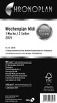 CHRONOPLAN Kalendereinlage Wochenplan Midi 2025