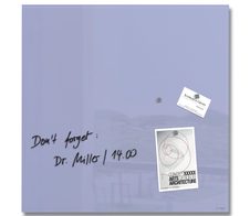 SIGEL Glas-Magnettafel artverum® 48,0 x 48,0 cm lavendel