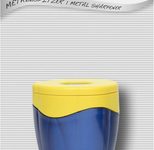 M + R Dosenspitzer Spaceship 2 gelb/blau