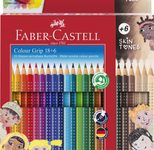 FABER-CASTELL Buntstifte Colour Grip Skin Tones Mehrfarbig