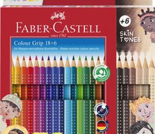 FABER-CASTELL Buntstifte Colour Grip Skin Tones Mehrfarbig