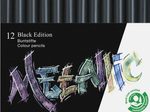 FABER-CASTELL Buntstifte Black Edition Metallic Mehrfarbig