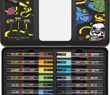 uni-ball Acrylstift Mehrfarbig