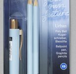 FABER-CASTELL Urban Kugelschreiber-Set 0.7 mm Blau
