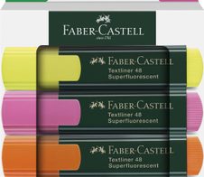 FABER-CASTELL 48 Textmarker Mehrfarbig
