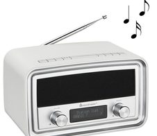 soundmaster UR190WE Radiowecker weiß