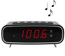 soundmaster UR111SW Radiowecker schwarz