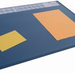 DURABLE Schreibtischunterlage mit Kalender 65,0 x 50,0 cm, dunkelblau