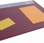 DURABLE Schreibtischunterlage mit Kalender 65,0 x 50,0 cm, rot