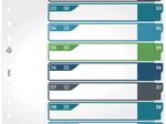 DURABLE Ordnerregister Überbreite 1-10 DIN A4
