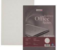 LANDRÉ® Recycling Briefblock DIN A4 kariert