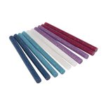 Rayher Heißklebesticks Glitter beere, lila, weiß, türkis, blau