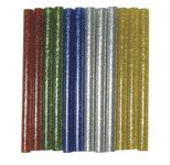 Rayher Heißklebesticks Glitter kupfer, grün, blau, silber, gold