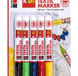 Marabu KiDS Textilmarker 3.0 mm Mehrfarbig