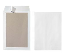 herlitz Papprückwandtaschen DIN B4 weiß
