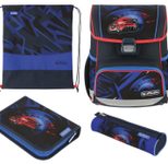 herlitz Schulranzen-Set Loop Plus High Speed 31,0 x 22,0 x 37,0 cm blau 16,0 l