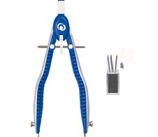 herlitz Zirkel my.pen blau/weiß