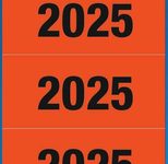 100 HERMA Inhaltsschilder 2025 rot