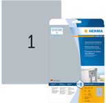 HERMA Typenschild-Etiketten SPECIAL 210,0 x 297,0 mm, silber